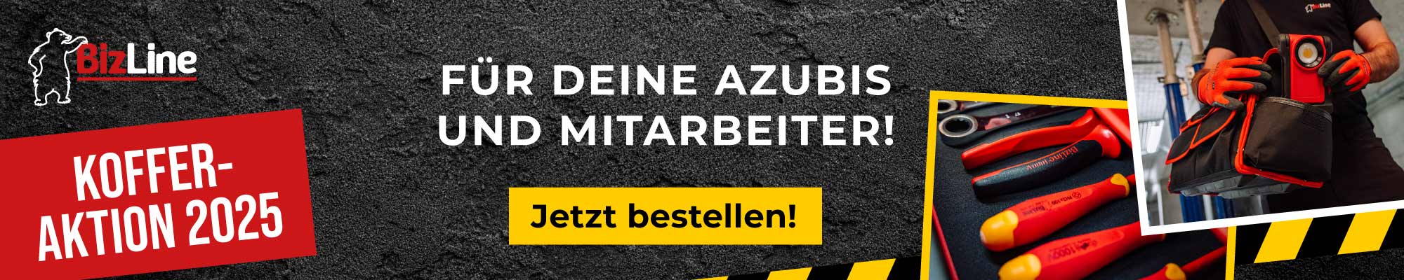 Bizline - Kofferaktion 2025